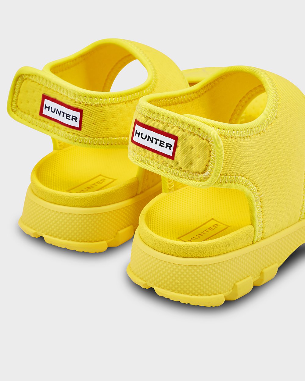 Kids Hunter Original Big Outdoor Walking - Sandals Yellow - 0321-BFKNO